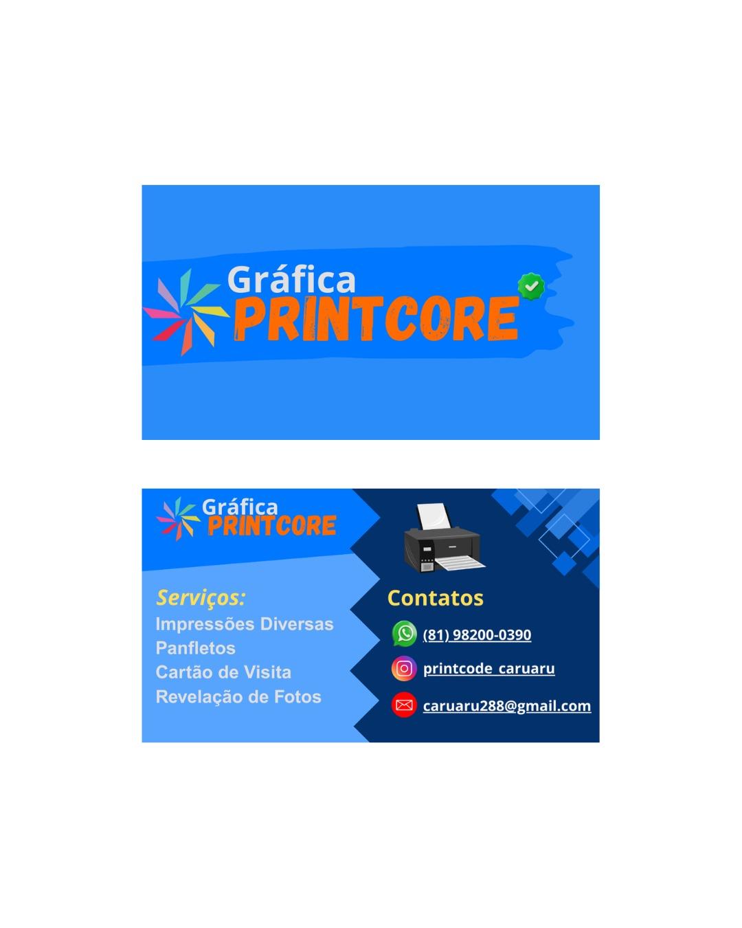 Cartão de visita Frente/Verso (200 unidades)