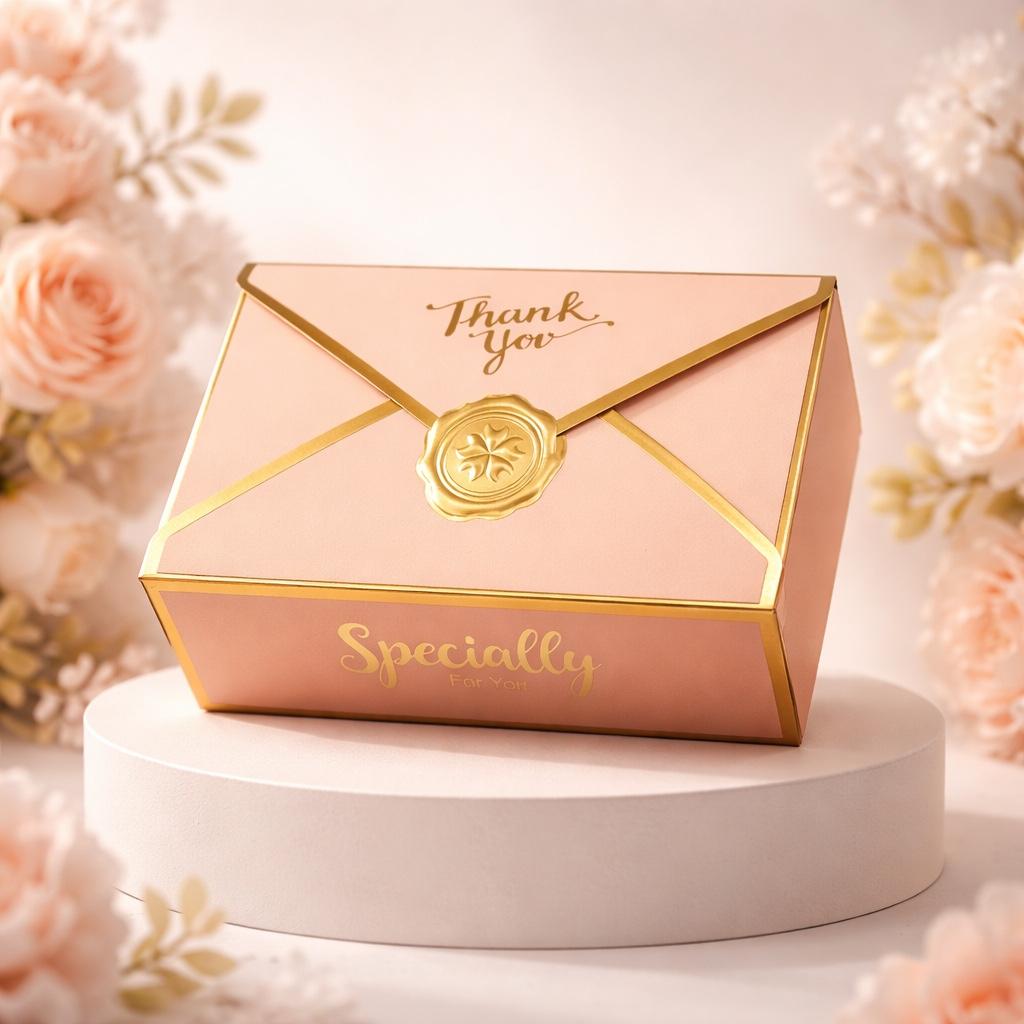 Caja para regalo rosada