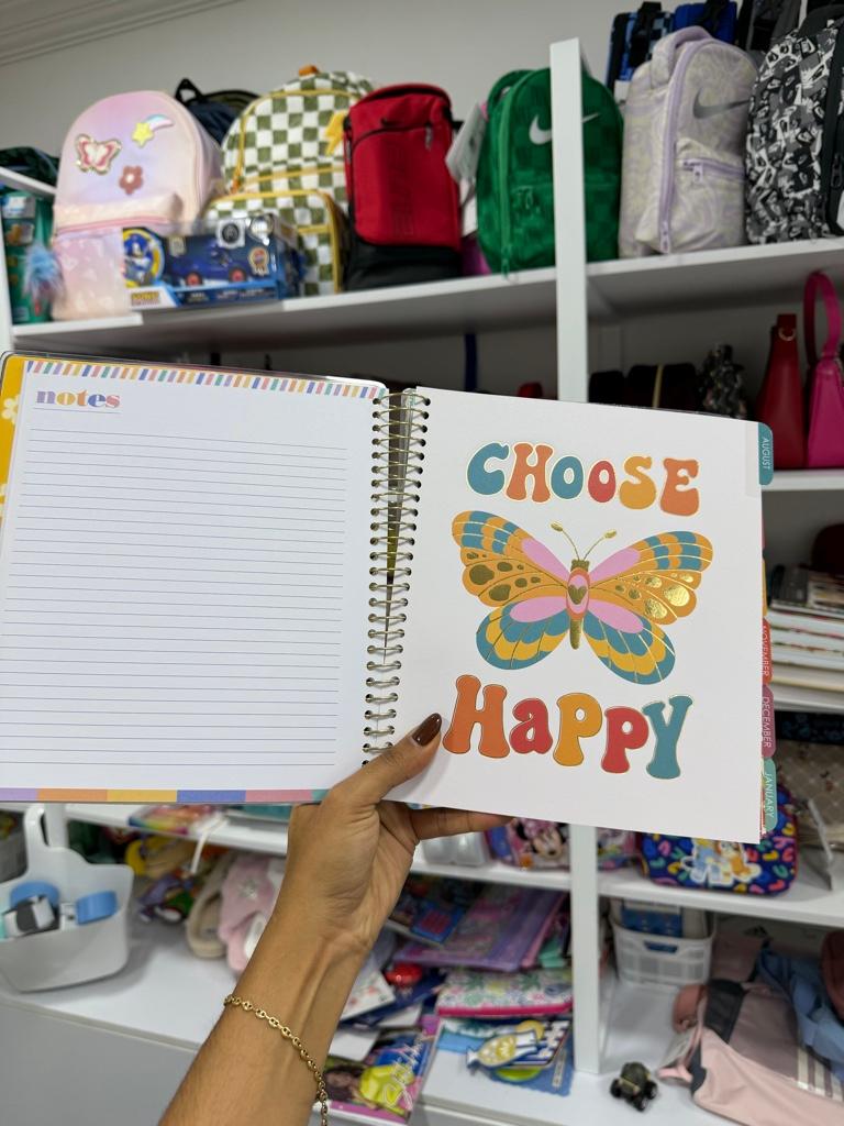 Miniatura 3 de Agendas 2025-2026 con print de happy face