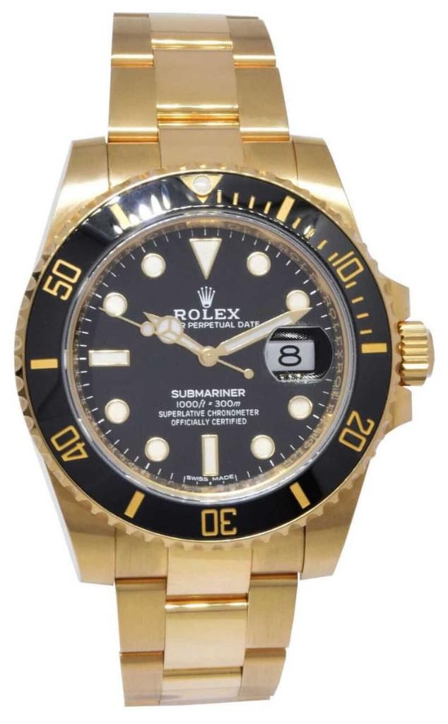 $$ Rolex submarino gold