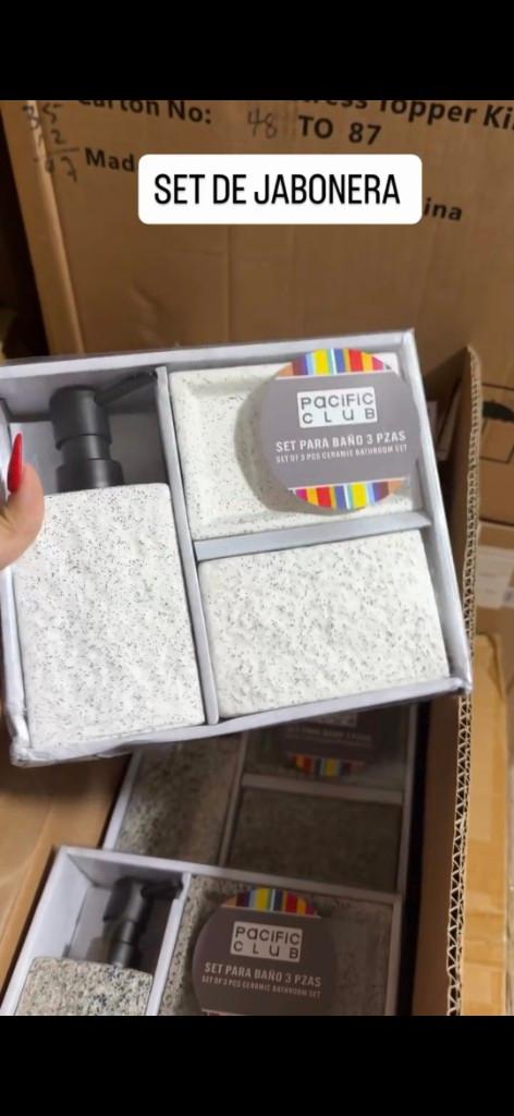 Miniatura 2 de Accesorios / jabonera para baño 3 piezas.