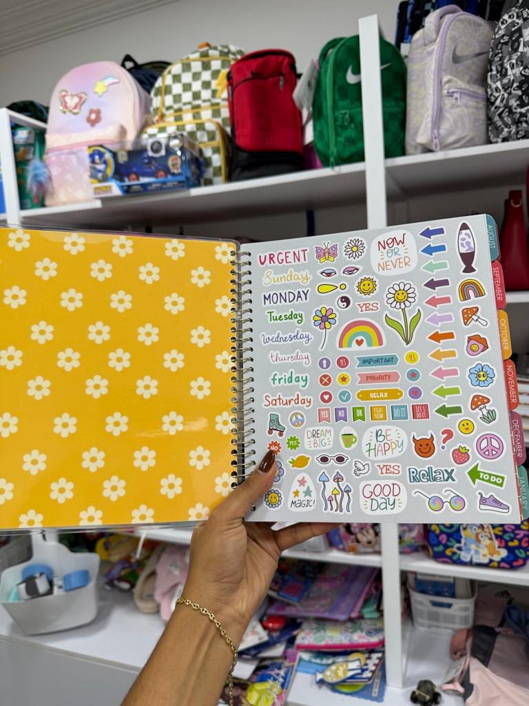 Miniatura 2 de Agendas 2025-2026 con print de happy face