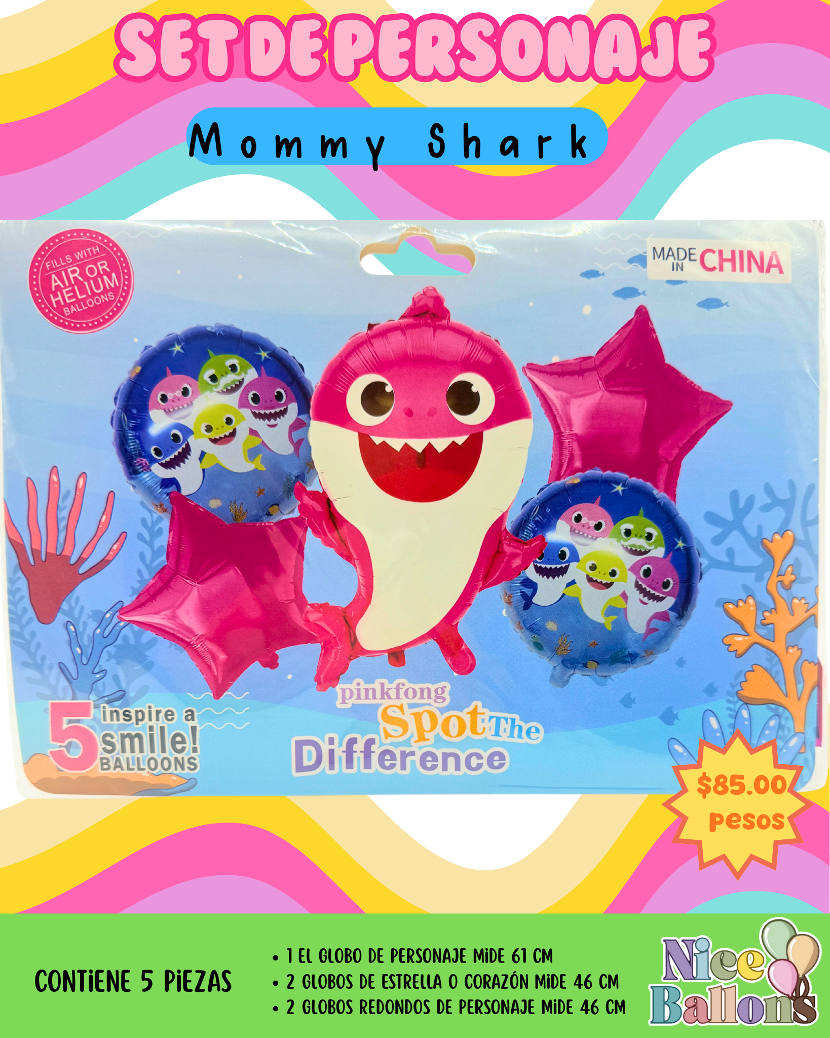 Baby shark - Rosa
