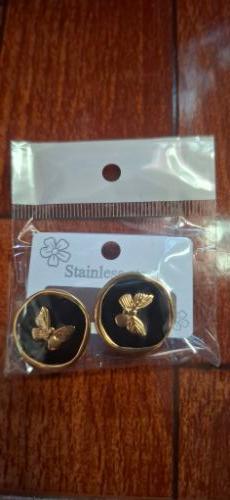 Aretes mariposa