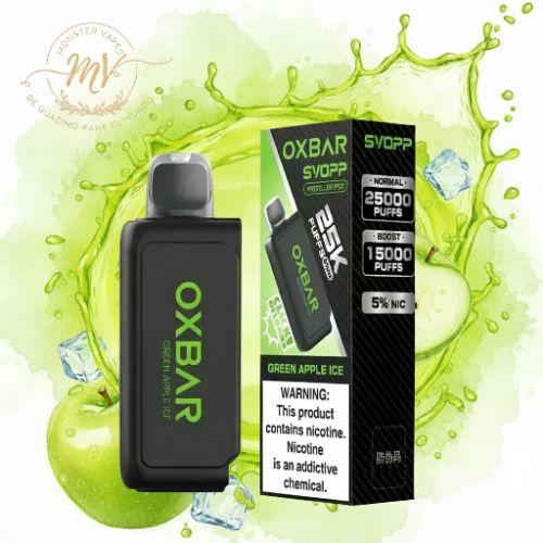 CARTUCHO OXBAR (GREEN APPLE ICE) 25K PUFFS