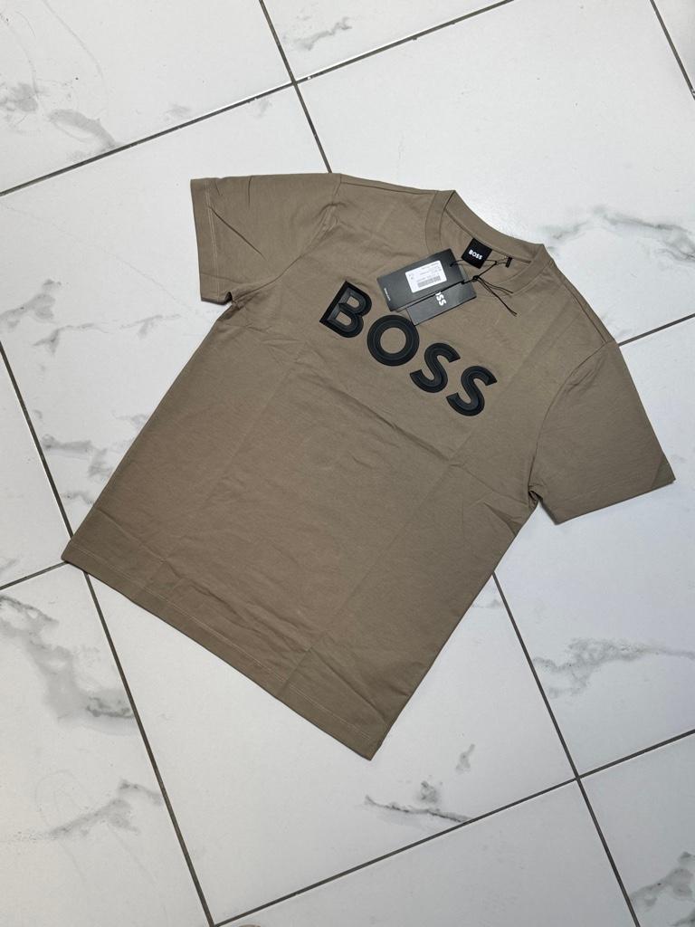 Playera BOSS cafe claro