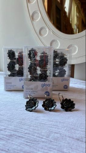 Miniatura 2 de 3 Set x 12 ganchos cortina baño - 36 unidades