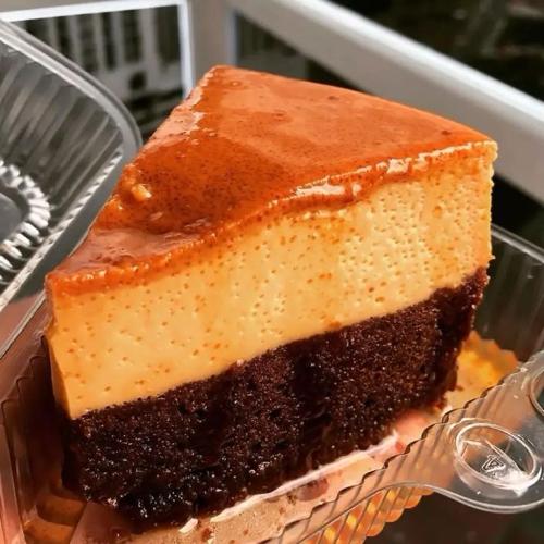 Rebanada de Chocoflan