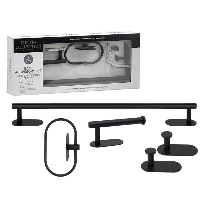 Accesorios para baño 5 piezas acero inoxidable
