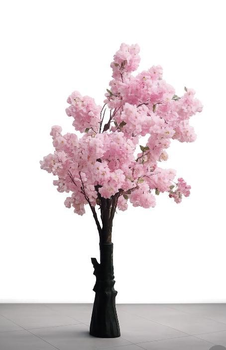 Árbol de cerezo rosado