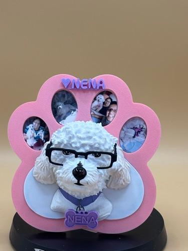 Huella con la carita de tu mascota