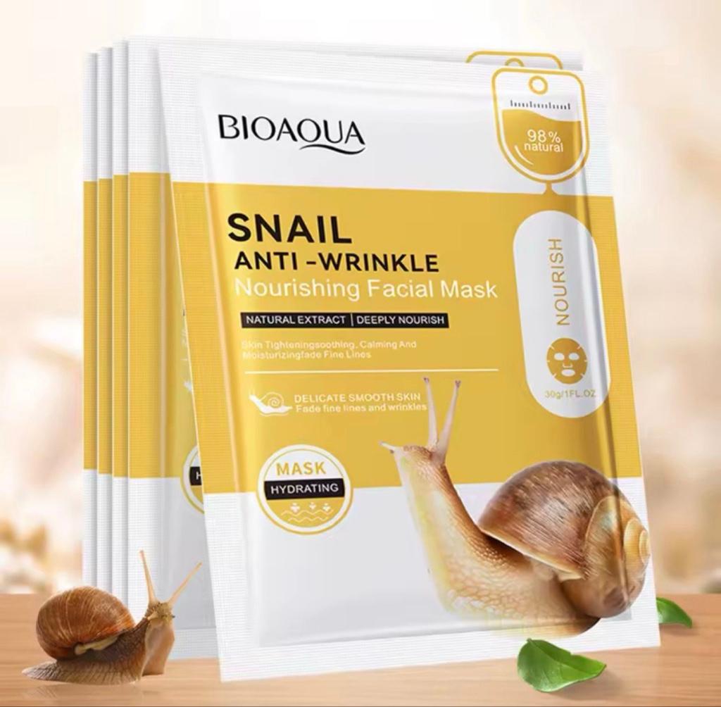 BIOAQUA MASCARILLA FACIAL - SNAIL