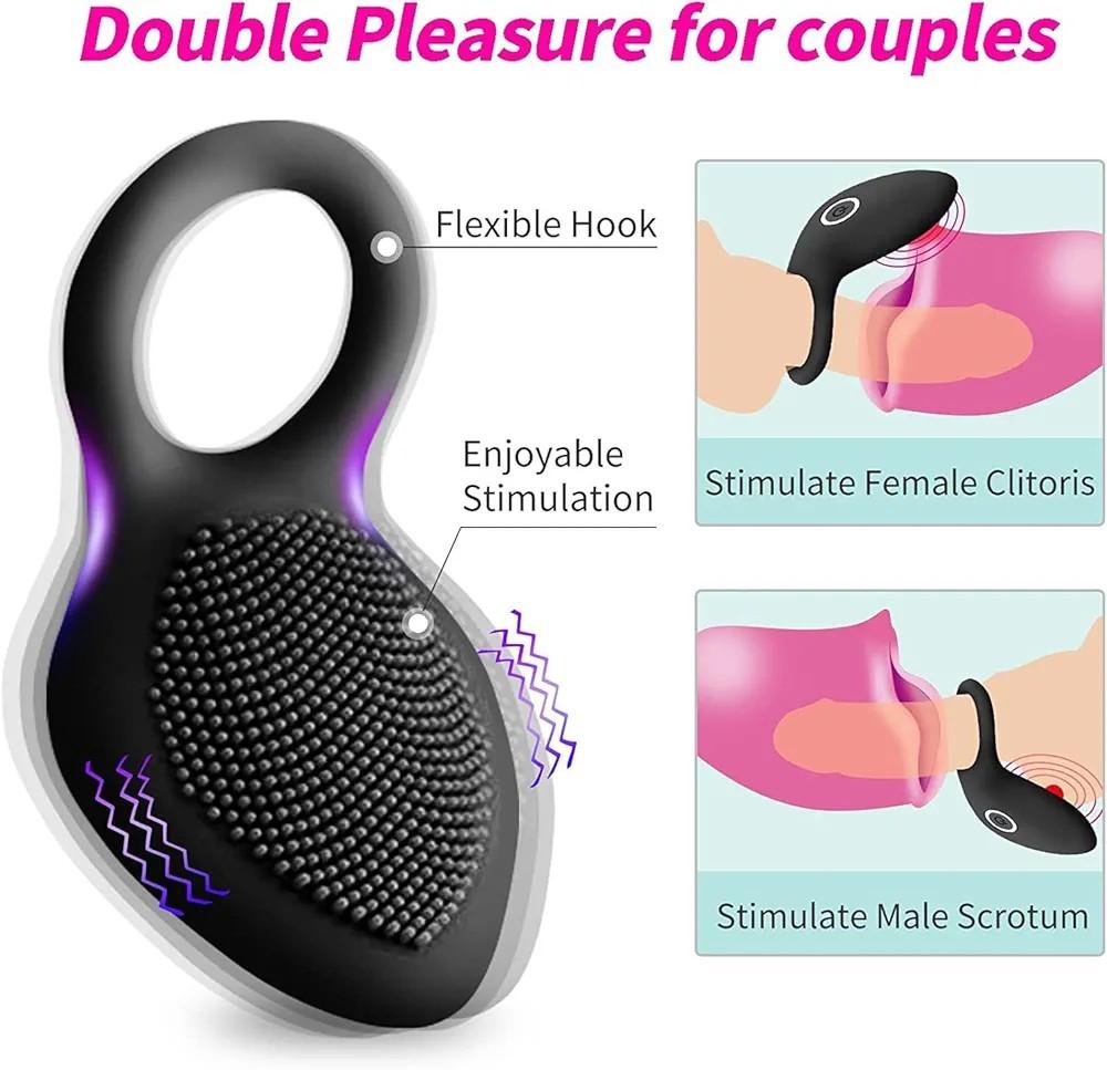 Miniatura 2 de Anillo vibrador doble placer