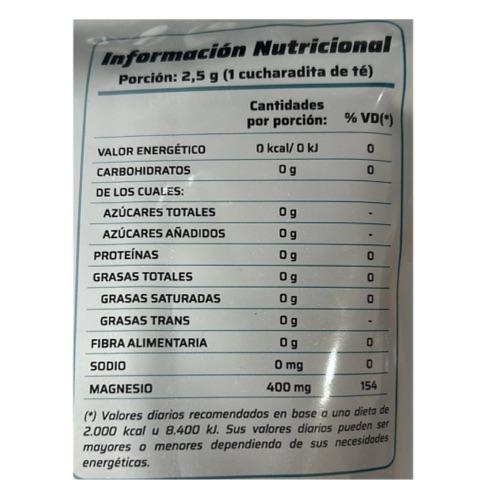 Miniatura 2 de Citrato De Magnesio 1kg Body Advance Sin Sabor/ Sabor Uva
