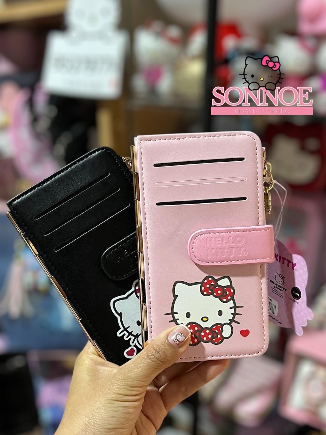 Billetera+tarjetero Hello Kitty lazo
