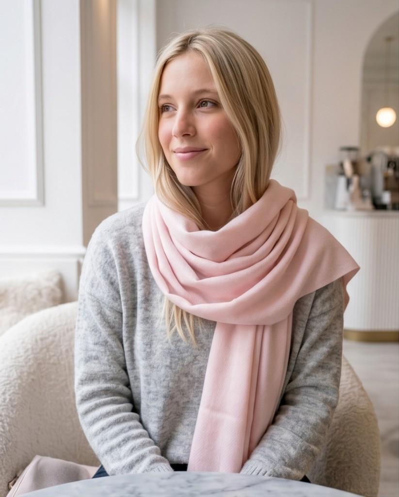 #10 PASHMINA Rosa Claro
