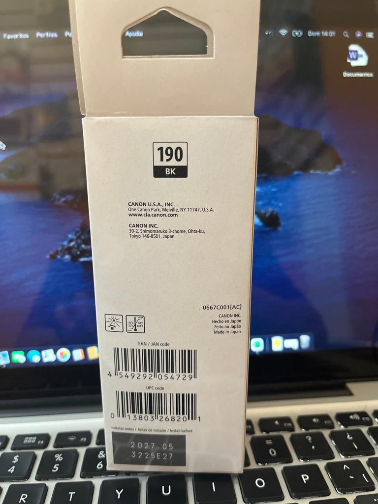 Miniatura 2 de CANON BOTELLA DE TINTA NEGRA 135ML REFILL 190