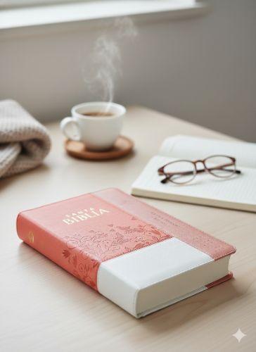 Biblia tricolor fantasía, rosada