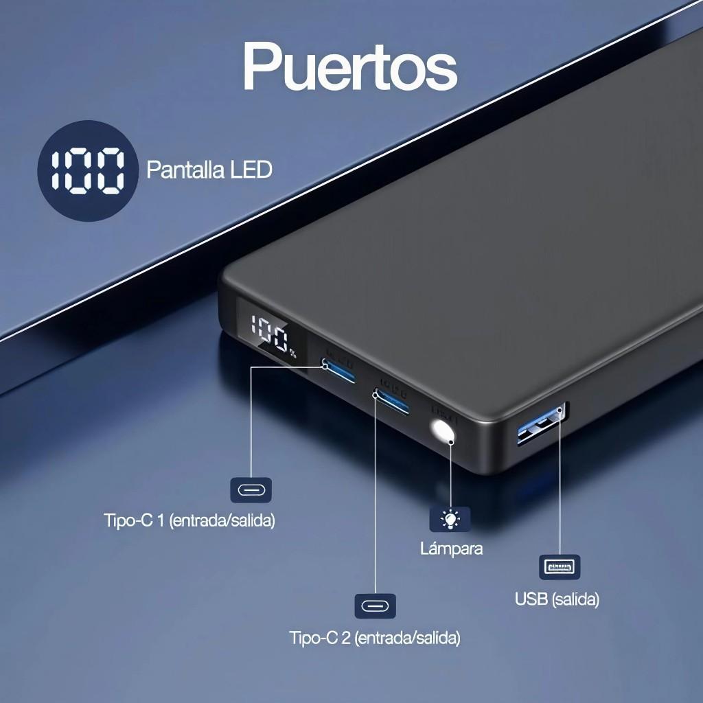Miniatura 3 de Batería portátil (power bank) Marca 1Hora.