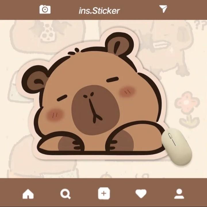 Miniatura 2 de Almohadilla para Mouse diseños Capybara