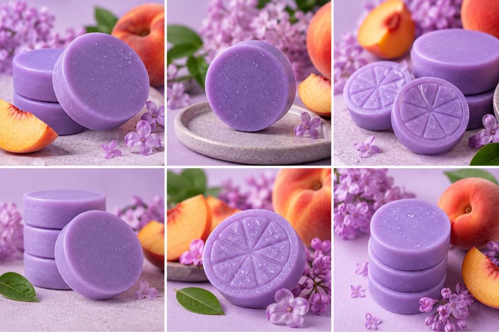 Miniatura 2 de Acondicionador sólido melocotón especial para rubios y canas 100gr