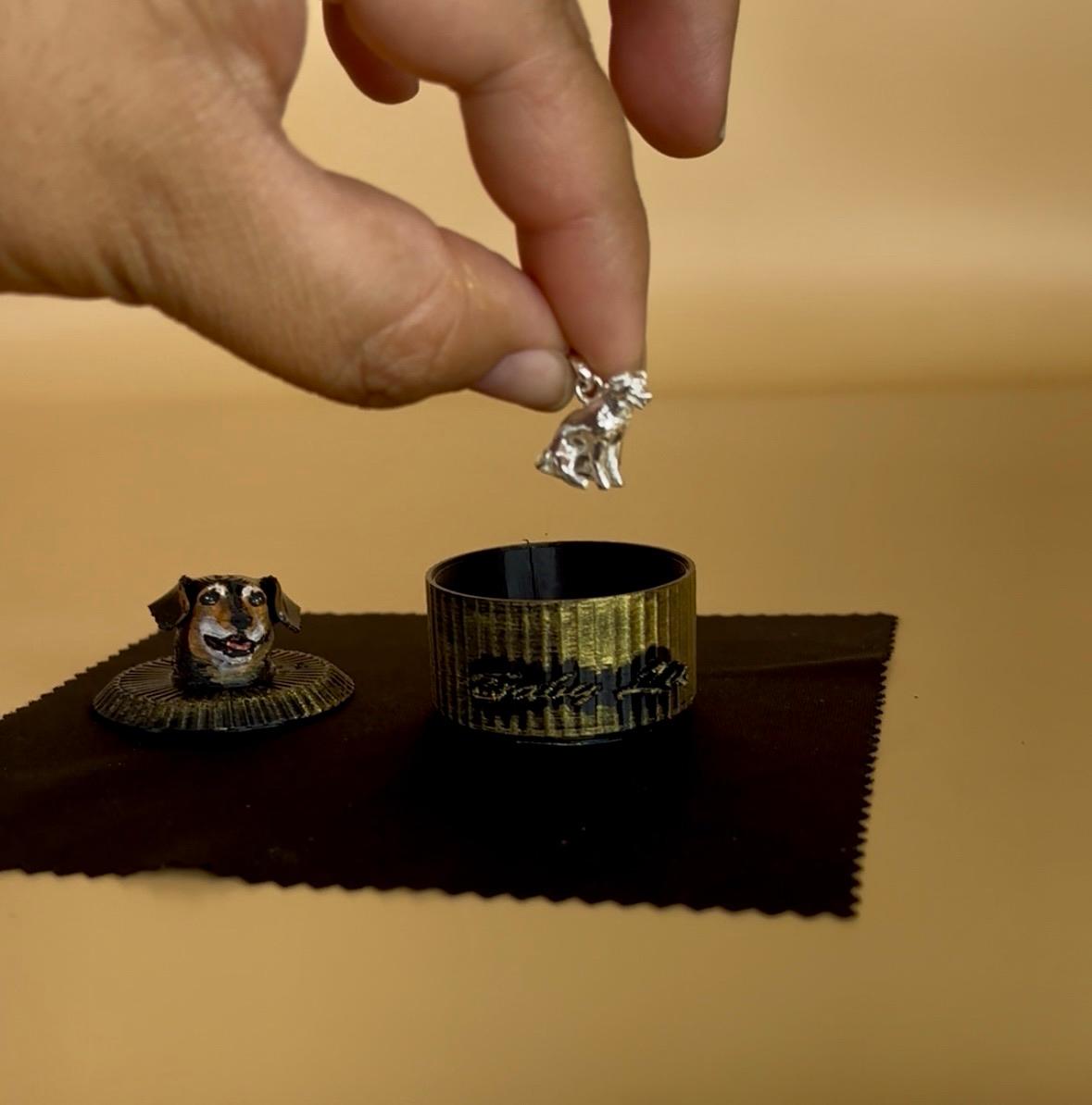 Dije de plata 950 de tu mascota