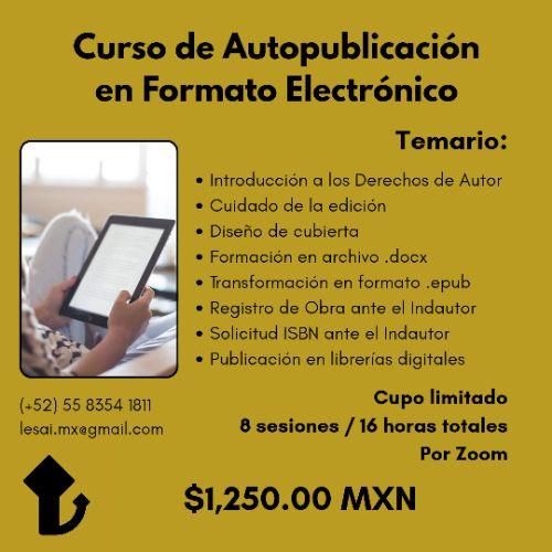 Curso de Autopublicación en Formato Electrónico