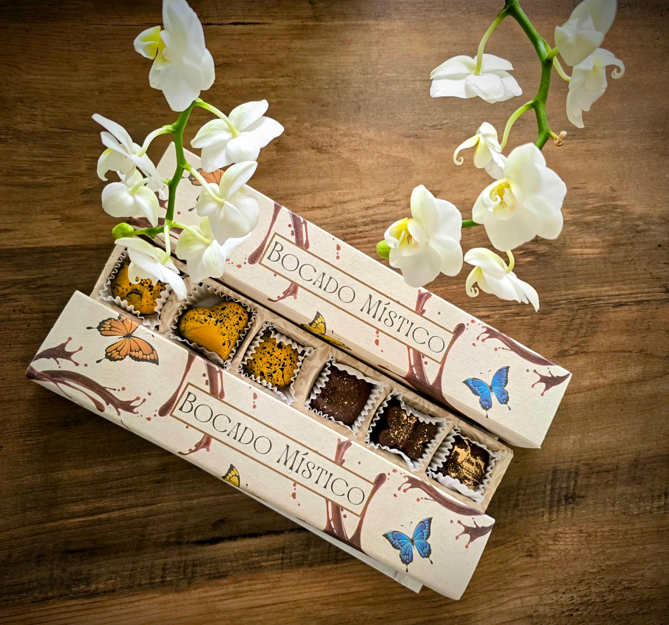 Caja x 6 unidades Bombones de temporada 2 sabores