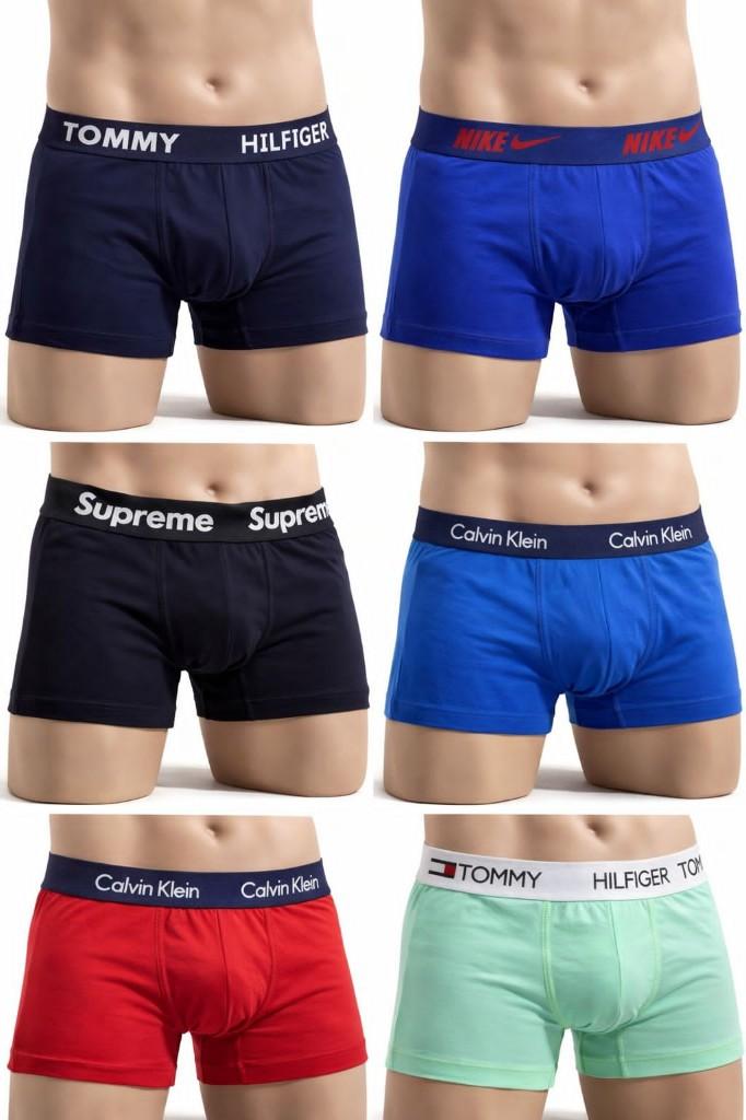 BOXER AZUL 100% ALGODON