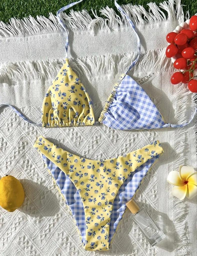 Miniatura 3 de Bikini amarillo casual