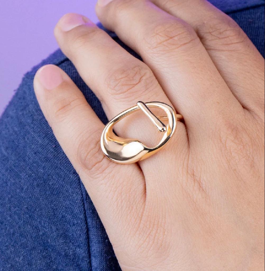 Miniatura 2 de Anillo óvalo irregular