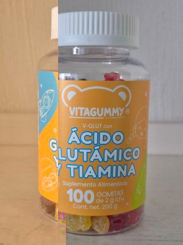 Ácido glutámico y tiamina