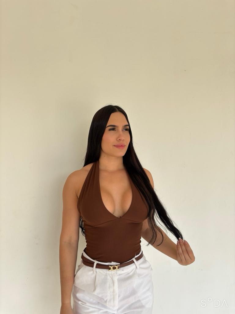 Top Zara Marrón