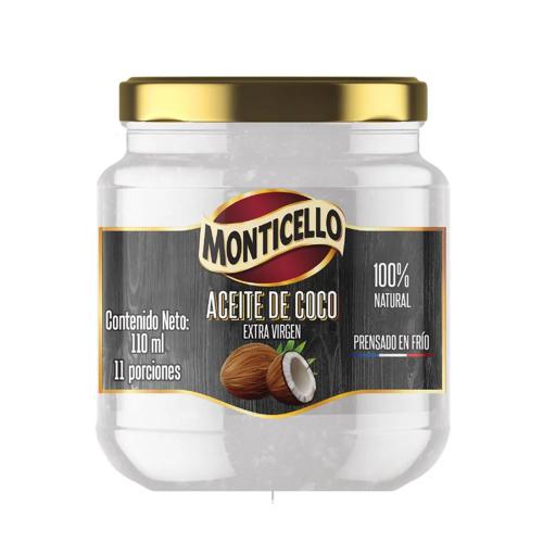 Aceite MONTICELLO DE COCO (110 ml)