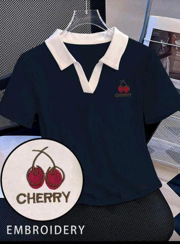 Miniatura 2 de Camisa Cherry SheIn Azul