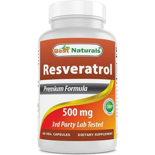 BEST NATURALS RESVERASTROL 60 CAPSULAS