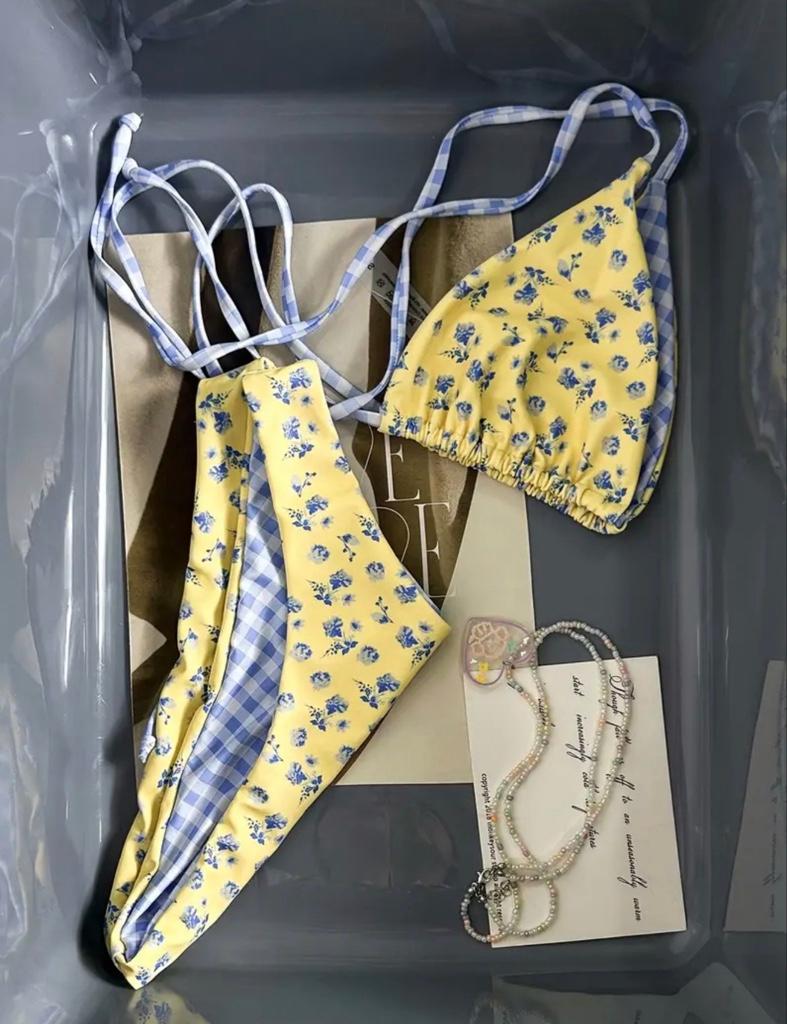 Miniatura 2 de Bikini amarillo casual