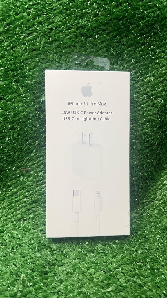 Cargador iPhone 25w tipo c a lightning apple