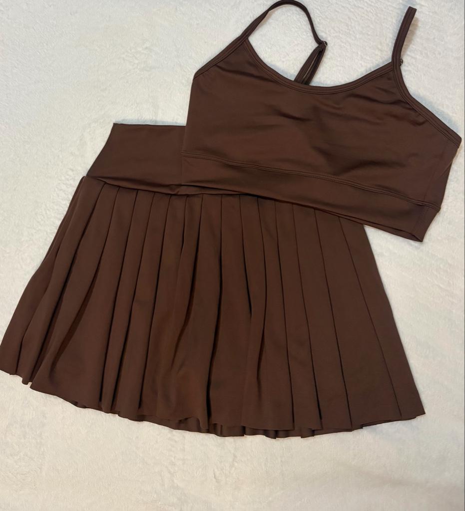 Falda Top Brown