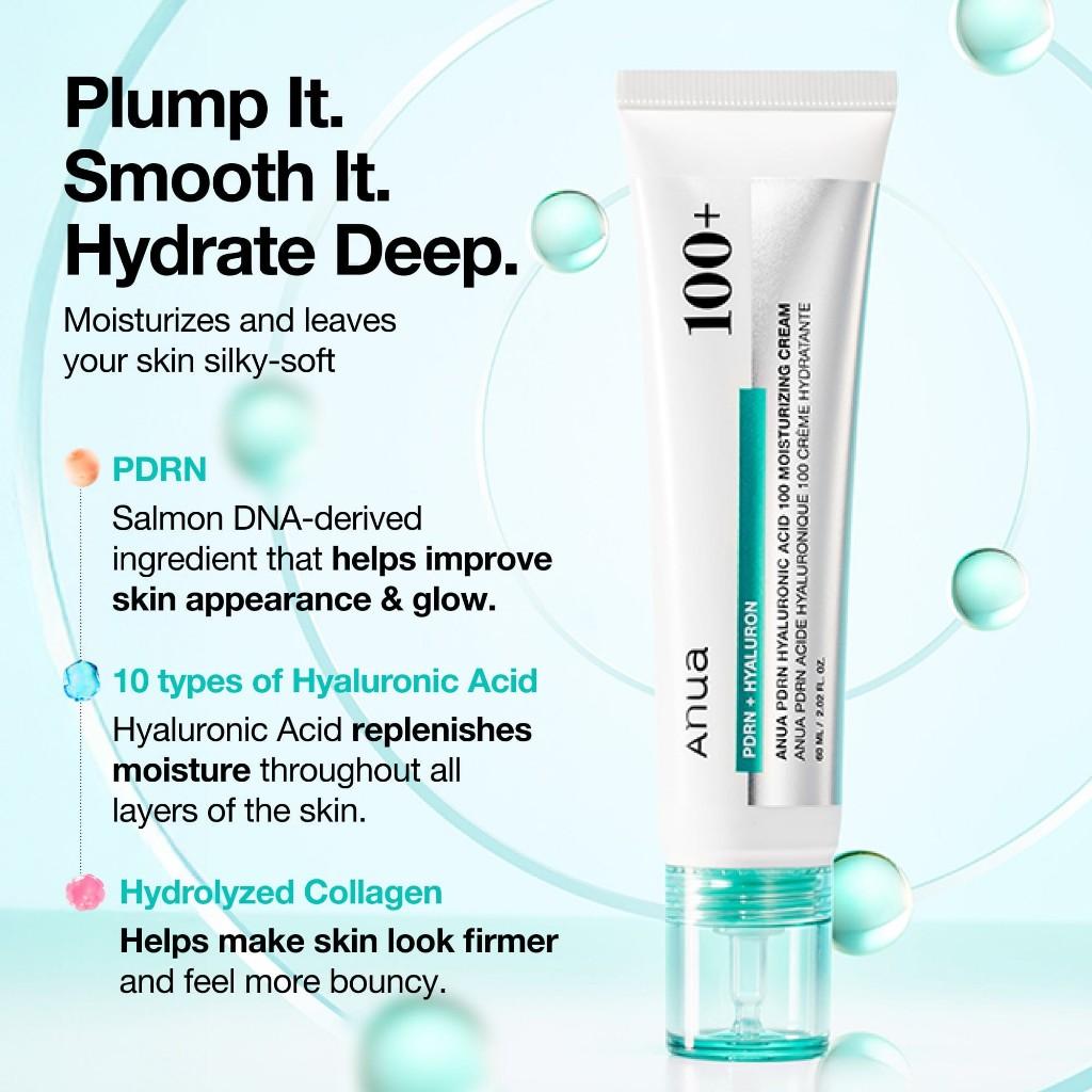 ANUA - PDRN Hyaluronic Acid 100 Moisturizing Cream