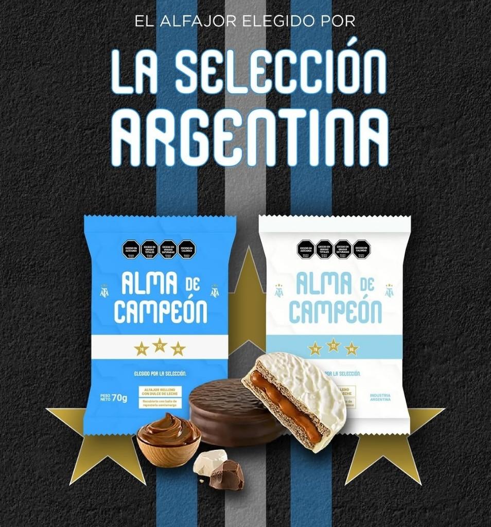 Alfajor alma de campeon negro x12