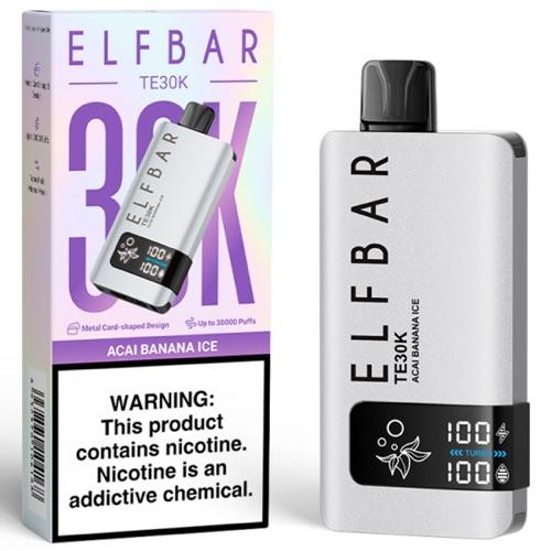 Banana com Açaí Ice - Elfbar 30 mil puffs
