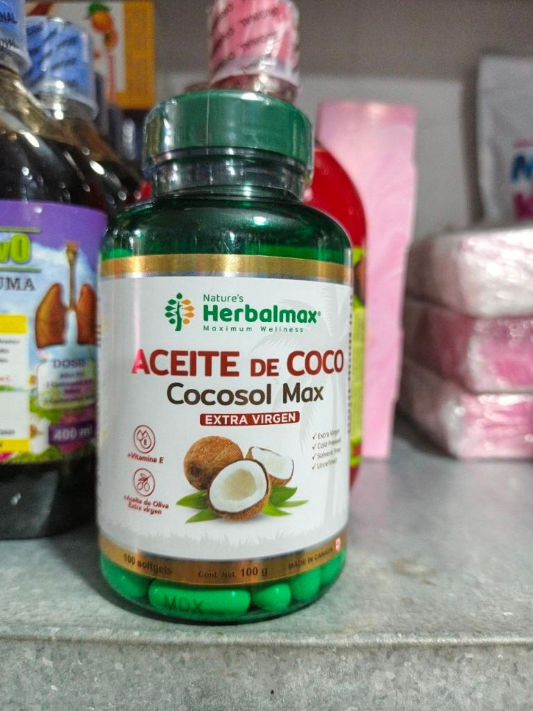 Aceite de coco Cocosol X 100 caps
