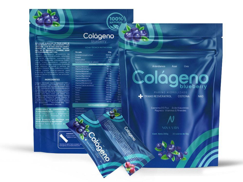 Colageno bluberry
