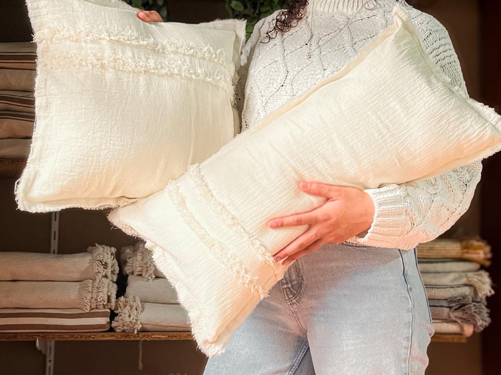 Miniatura 2 de Almohada Gasa Estopa 40x40