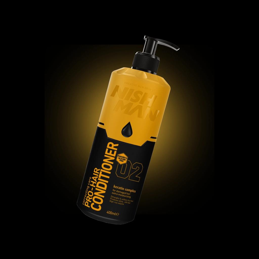Miniatura 2 de 400ml NishMan Conditioner. Soft Feel & Clean Finish (NishMan)