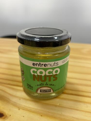 Aceite de coco neutro Entre nuts 20O cc