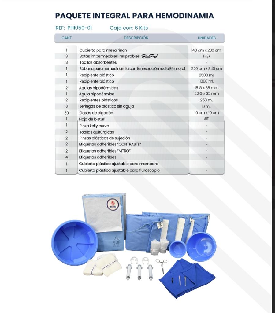 Miniatura 2 de Paquete Integral Para Hemodinamia