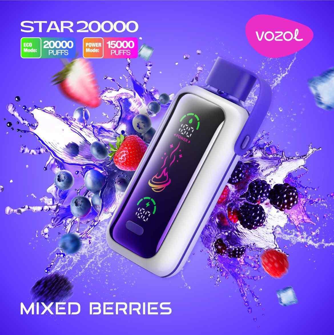 Vozol Star 20k Mixed Berries