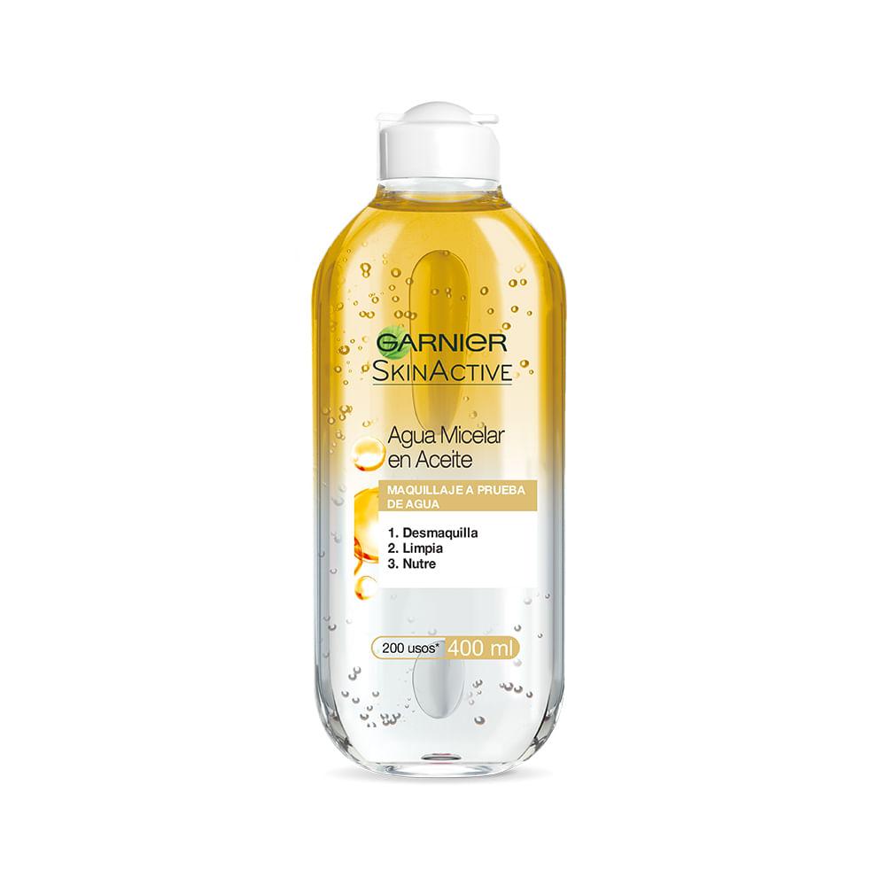 Agua Micelar Bifásica En Aceite Todo en 1- 400ml/Garnier